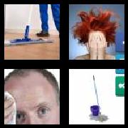 4 Pics 1 Word 3 Letters Answers Mop
