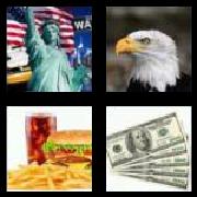 4 Pics 1 Word 3 Letters Answers Usa