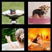 4 Pics 1 Word 4 Letters Answers Bath