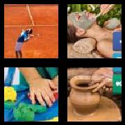 4 Pics 1 Word 4 Letters Answers Clay