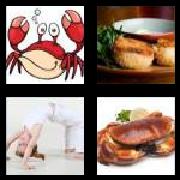 4 Pics 1 Word 4 Letters Answers Crab