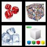 4 Pics 1 Word 4 Letters Answers Cube