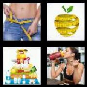 4 Pics 1 Word 4 Letters Answers Diet