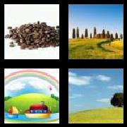 4 Pics 1 Word 4 Letters Answers Hill