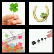 4 Pics 1 Word 4 Letters Answers Luck