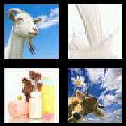 4 Pics 1 Word 4 Letters Answers Milk