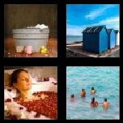 4 Pics 1 Word 5 Letters Answers Bathe