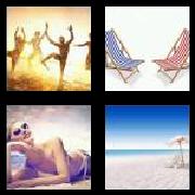 4 Pics 1 Word 5 Letters Answers Beach
