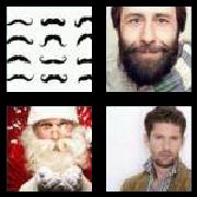4 Pics 1 Word 5 Letters Answers Beard