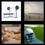 4 Pics 1 Word 5 Letters Answers Bench