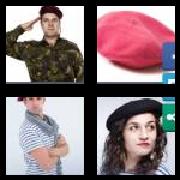 4 Pics 1 Word 5 Letters Answers Beret