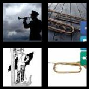 4 Pics 1 Word 5 Letters Answers Bugle