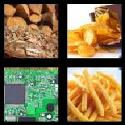 4 Pics 1 Word 5 Letters Answers Chips