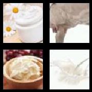 4 Pics 1 Word 5 Letters Answers Cream