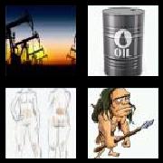 4 Pics 1 Word 5 Letters Answers Crude