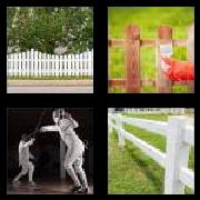 4 Pics 1 Word 5 Letters Answers Fence