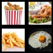 4 Pics 1 Word 5 Letters Answers Fried