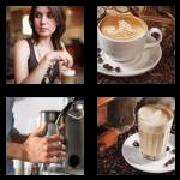 4 Pics 1 Word 5 Letters Answers Latte