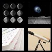 4 Pics 1 Word 5 Letters Answers Lunar