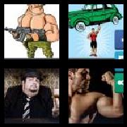 4 Pics 1 Word 5 Letters Answers Macho