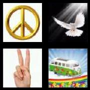 4 Pics 1 Word 5 Letters Answers Peace