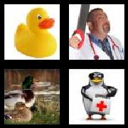 4 Pics 1 Word 5 Letters Answers Quack