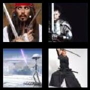 4 Pics 1 Word 5 Letters Answers Sword