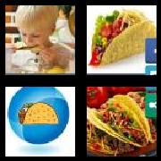 4 Pics 1 Word 5 Letters Answers Tacos