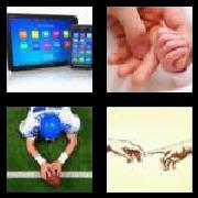 4 Pics 1 Word 5 Letters Answers Touch