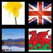 4 Pics 1 Word 5 Letters Answers Wales