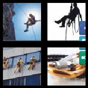 4 Pics 1 Word 6 Letters Answers Abseil