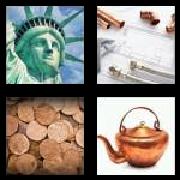 4 Pics 1 Word 6 Letters Answers Copper