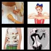 4 Pics 1 Word 6 Letters Answers Corset