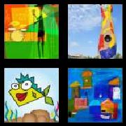 4 Pics 1 Word 6 Letters Answers Cubist
