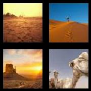 4 Pics 1 Word 6 Letters Answers Desert