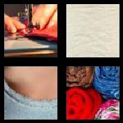 4 Pics 1 Word 6 Letters Answers Fabric