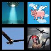 4 Pics 1 Word 6 Letters Answers Flying
