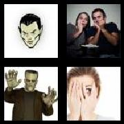 4 Pics 1 Word 6 Letters Answers Horror