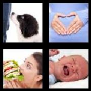 4 Pics 1 Word 6 Letters Answers Hunger