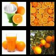 4 Pics 1 Word 6 Letters Answers Orange