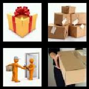 4 Pics 1 Word 6 Letters Answers Parcel