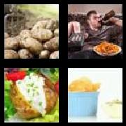 4 Pics 1 Word 6 Letters Answers Potato