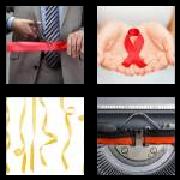 4 Pics 1 Word 6 Letters Answers Ribbon