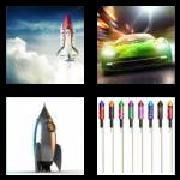 4 Pics 1 Word 6 Letters Answers Rocket