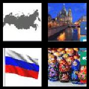 4 Pics 1 Word 6 Letters Answers Russia
