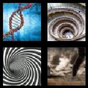 4 Pics 1 Word 6 Letters Answers Spiral
