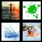 4 Pics 1 Word 6 Letters Answers Splash