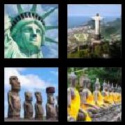 4 Pics 1 Word 6 Letters Answers Statue