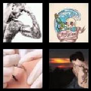 4 Pics 1 Word 6 Letters Answers Tattoo