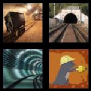 4 Pics 1 Word 6 Letters Answers Tunnel